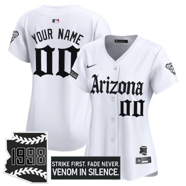 Arizona Diamondbacks 'Gothic Desert Fang Edition' Vapor Premier Limited Custom Jersey - All Stitched - Image 5