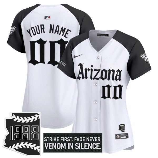 Arizona Diamondbacks 'Gothic Desert Fang Edition' Vapor Premier Limited Custom Jersey - All Stitched - Image 6