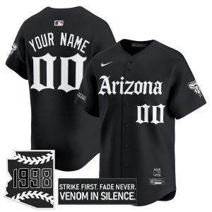 Arizona Diamondbacks 'Gothic Desert Fang Edition' Vapor Premier Limited Custom Jersey - All Stitched
