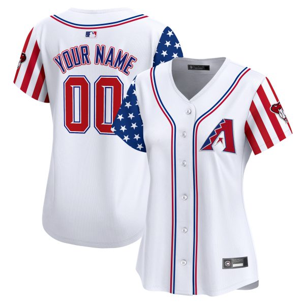 Arizona Diamondbacks 2025 Independence Day Vapor Premier Limited Custom Jersey - All Stitched - Image 4