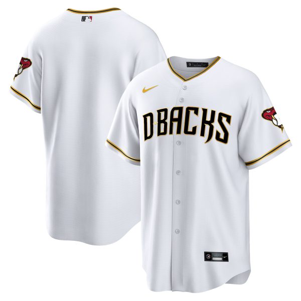 Men's Arizona Diamondbacks Cool Base Gold Trim Jersey - All Stitched - Image 12