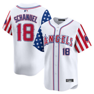 Men's Los Angeles Angels 2025 Independence Day Vapor Premier Limited Jersey - All Stitched