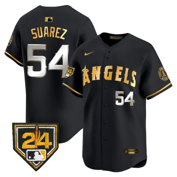Men's Los Angeles Angels 2024 Spring Training Patch Vapor Premier Limited Jersey - All Stitched - Image 4