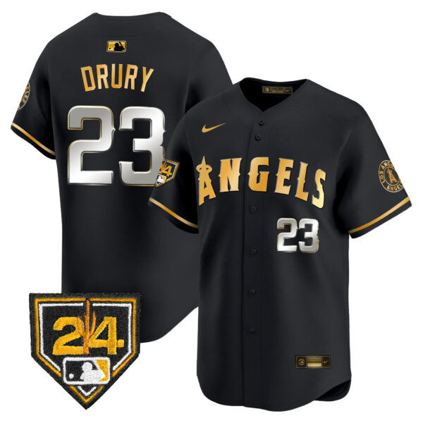 Men's Los Angeles Angels 2024 Spring Training Patch Vapor Premier Limited Jersey - All Stitched - Image 5