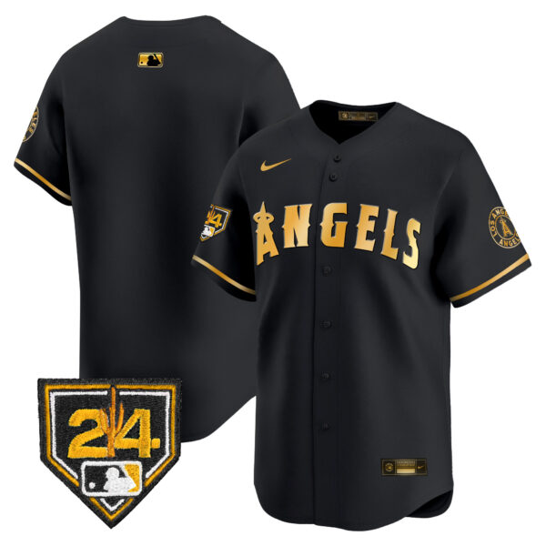 Men's Los Angeles Angels 2024 Spring Training Patch Vapor Premier Limited Jersey - All Stitched - Image 6