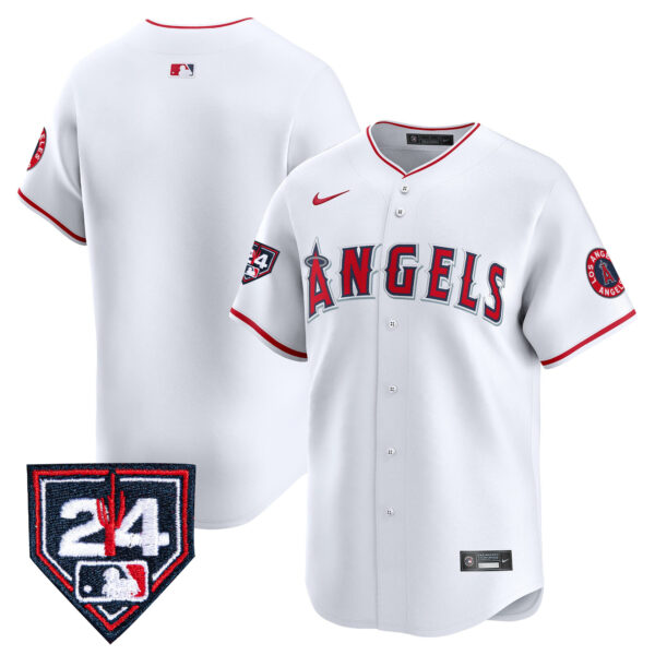 Men's Los Angeles Angels 2024 Spring Training Patch Vapor Premier Limited Jersey - All Stitched - Image 18