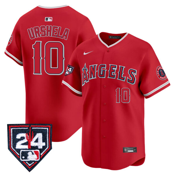 Men's Los Angeles Angels 2024 Spring Training Patch Vapor Premier Limited Jersey - All Stitched - Image 21