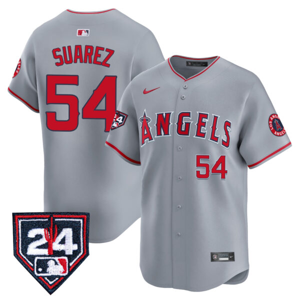 Men's Los Angeles Angels 2024 Spring Training Patch Vapor Premier Limited Jersey - All Stitched - Image 28