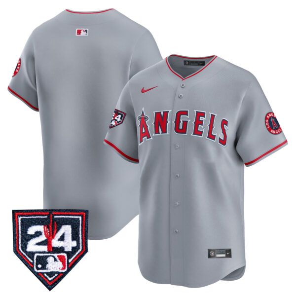 Men's Los Angeles Angels 2024 Spring Training Patch Vapor Premier Limited Jersey - All Stitched - Image 30