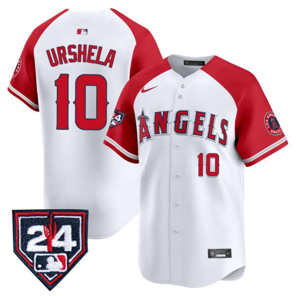 Men's Los Angeles Angels 2024 Spring Training Patch Vapor Premier Limited Jersey - All Stitched - Image 33