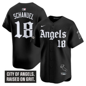 Men's Los Angeles Angels 'Gothic Halo Edition' Vapor Premier Limited Jersey - All Stitched