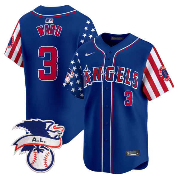 Men's Los Angeles Angels 2024 Fourth of July Vapor Premier Limited Jersey - All Stitched - Image 17