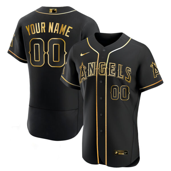 Los Angeles Angels Custom Name & Number Jersey - All Stitched