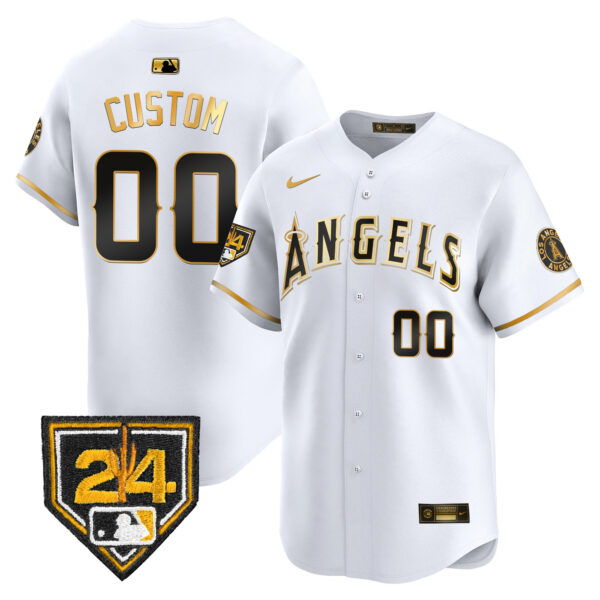 Los Angeles Angels 2024 Spring Training Patch Vapor Premier Limited Custom Jersey - All Stitched - Image 2