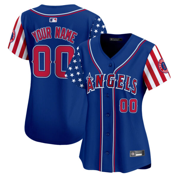 Los Angeles Angels 2025 Independence Day Vapor Premier Limited Custom Jersey - All Stitched - Image 6