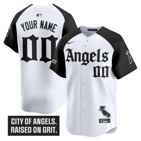Los Angeles Angels 'Gothic Halo Edition' Vapor Premier Limited Custom Jersey - All Stitched - Image 3