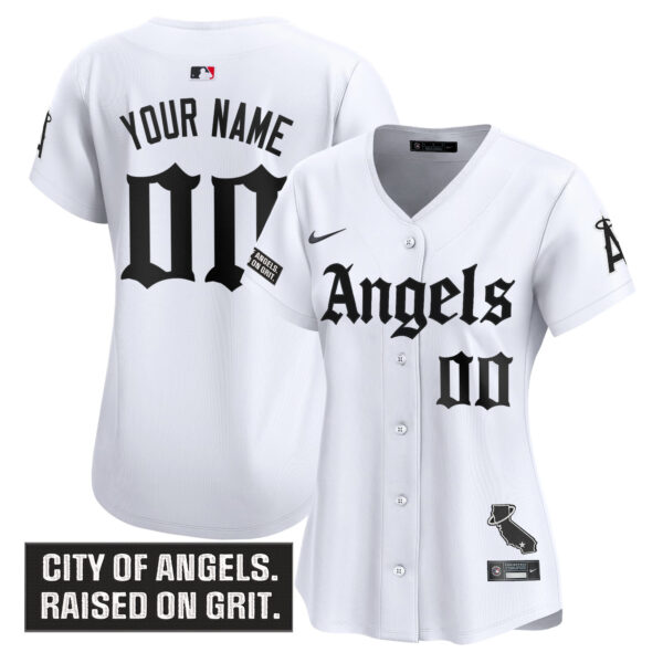Los Angeles Angels 'Gothic Halo Edition' Vapor Premier Limited Custom Jersey - All Stitched - Image 5