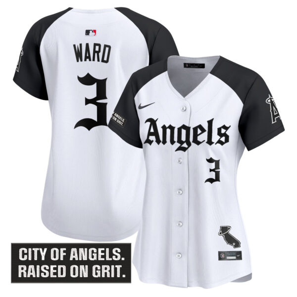 Women's Los Angeles Angels 'Gothic Halo Edition' Vapor Premier Limited Jersey - All Stitched - Image 20