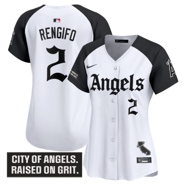 Women's Los Angeles Angels 'Gothic Halo Edition' Vapor Premier Limited Jersey - All Stitched - Image 23