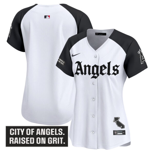 Women's Los Angeles Angels 'Gothic Halo Edition' Vapor Premier Limited Jersey - All Stitched - Image 27