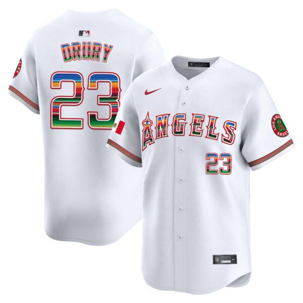 Men's Los Angeles Angels Mexico Vapor Premier Limited Jersey - All Stitched - Image 5