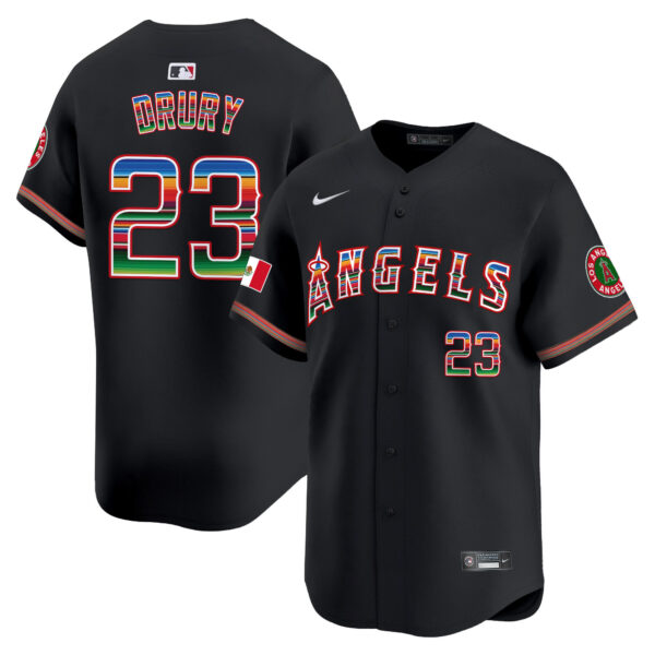 Men's Los Angeles Angels Mexico Vapor Premier Limited Jersey - All Stitched - Image 12