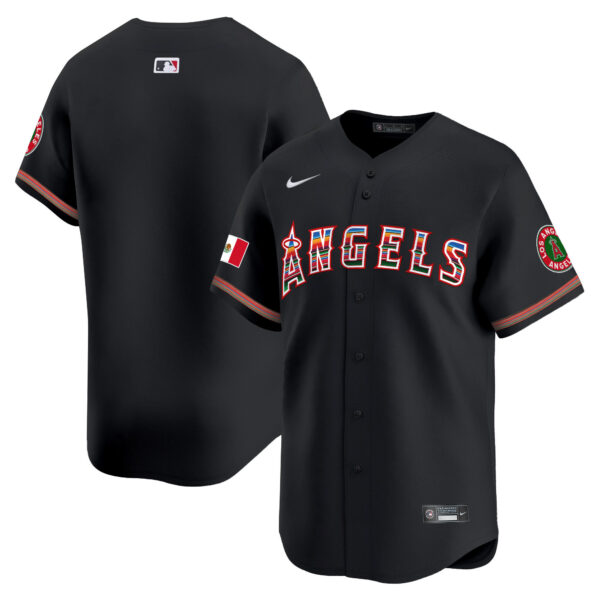 Men's Los Angeles Angels Mexico Vapor Premier Limited Jersey - All Stitched - Image 14