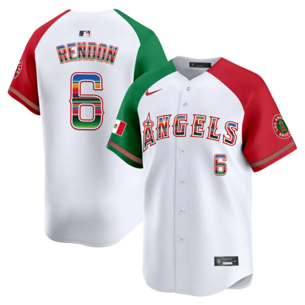 Men's Los Angeles Angels Mexico Vapor Premier Limited Jersey - All Stitched - Image 16