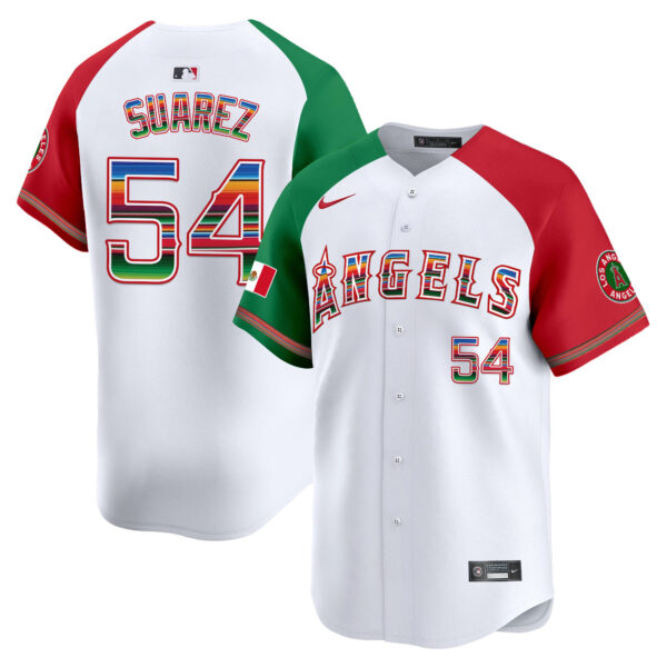 Men's Los Angeles Angels Mexico Vapor Premier Limited Jersey - All Stitched - Image 18