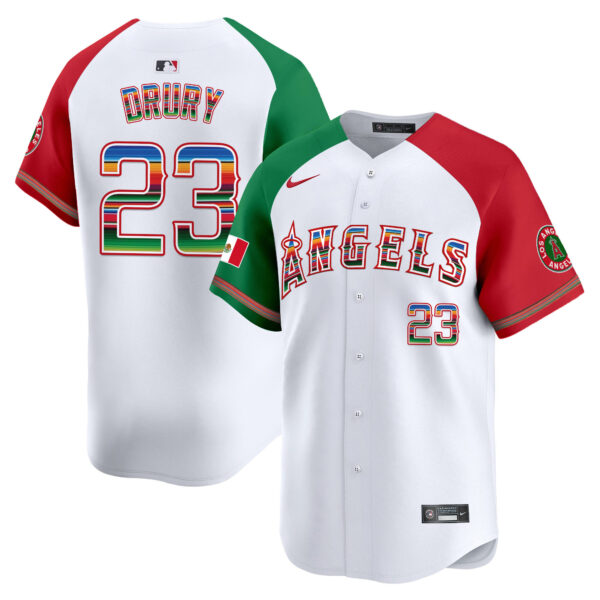 Men's Los Angeles Angels Mexico Vapor Premier Limited Jersey - All Stitched - Image 19