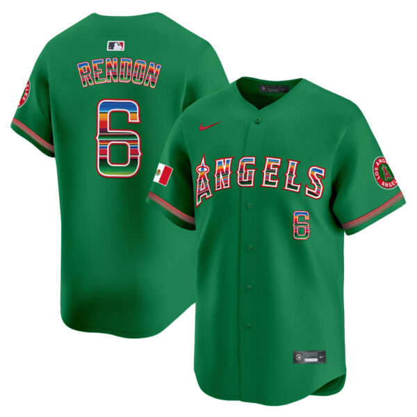 Men's Los Angeles Angels Mexico Vapor Premier Limited Jersey - All Stitched - Image 23