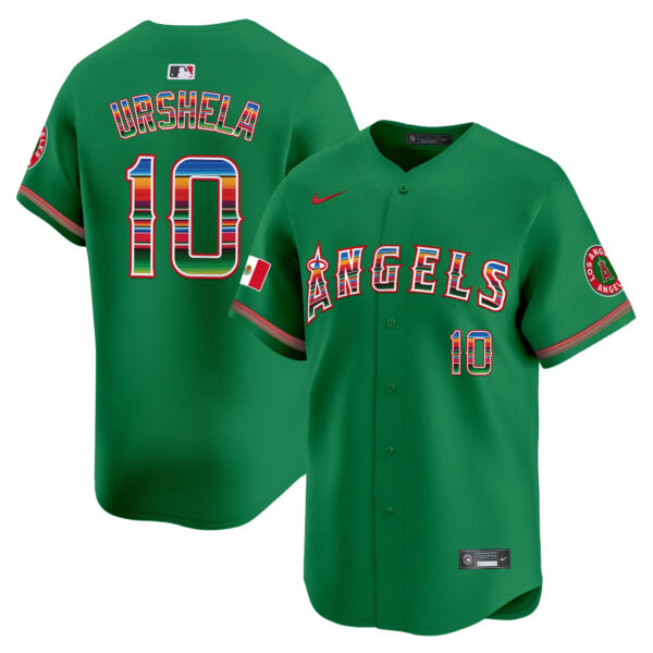 Men's Los Angeles Angels Mexico Vapor Premier Limited Jersey - All Stitched - Image 24