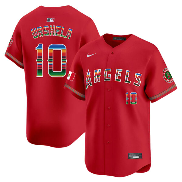 Men's Los Angeles Angels Mexico Vapor Premier Limited Jersey - All Stitched - Image 31