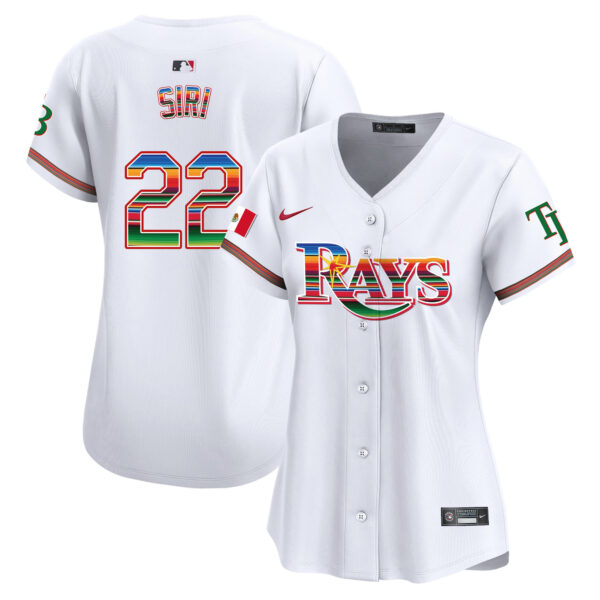 Women's Tampa Bay Rays Mexico Vapor Premier Limited Jersey - All Stitched - Image 2