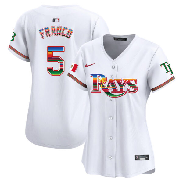 Women's Tampa Bay Rays Mexico Vapor Premier Limited Jersey - All Stitched - Image 3