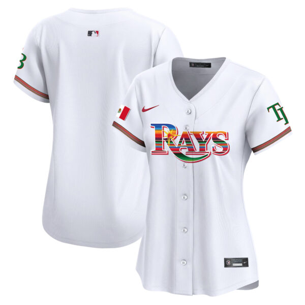 Women's Tampa Bay Rays Mexico Vapor Premier Limited Jersey - All Stitched - Image 7