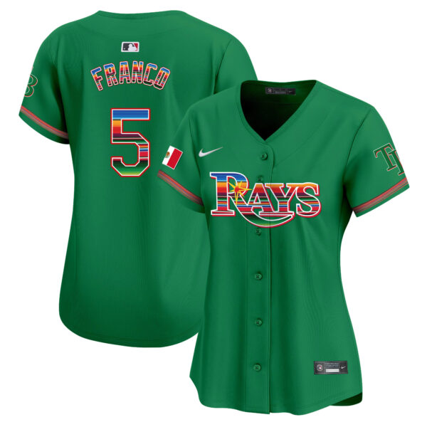 Women's Tampa Bay Rays Mexico Vapor Premier Limited Jersey - All Stitched - Image 17