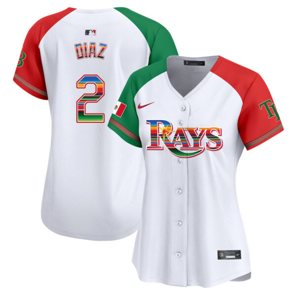 Women's Tampa Bay Rays Mexico Vapor Premier Limited Jersey - All Stitched - Image 26
