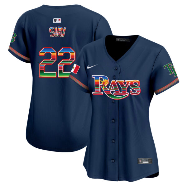 Women's Tampa Bay Rays Mexico Vapor Premier Limited Jersey - All Stitched - Image 30