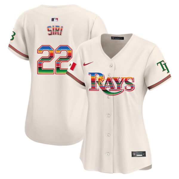 Women's Tampa Bay Rays Mexico Vapor Premier Limited Jersey - All Stitched - Image 37