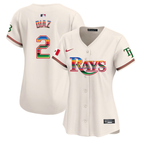 Women's Tampa Bay Rays Mexico Vapor Premier Limited Jersey - All Stitched - Image 40