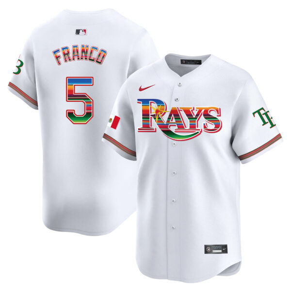 Men's Tampa Bay Rays Mexico Vapor Premier Limited Jersey - All Stitched - Image 3