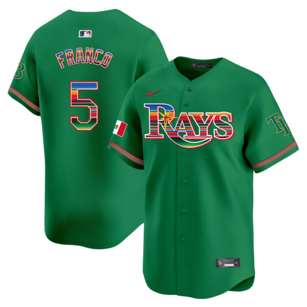 Men's Tampa Bay Rays Mexico Vapor Premier Limited Jersey - All Stitched - Image 17