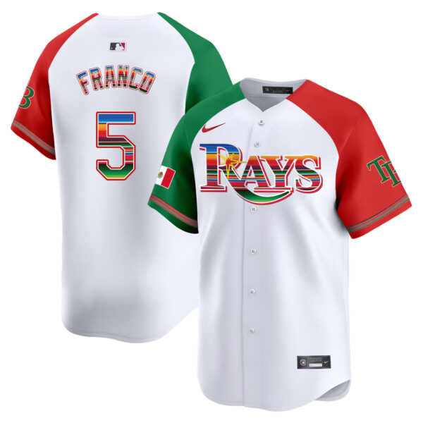 Men's Tampa Bay Rays Mexico Vapor Premier Limited Jersey - All Stitched - Image 24