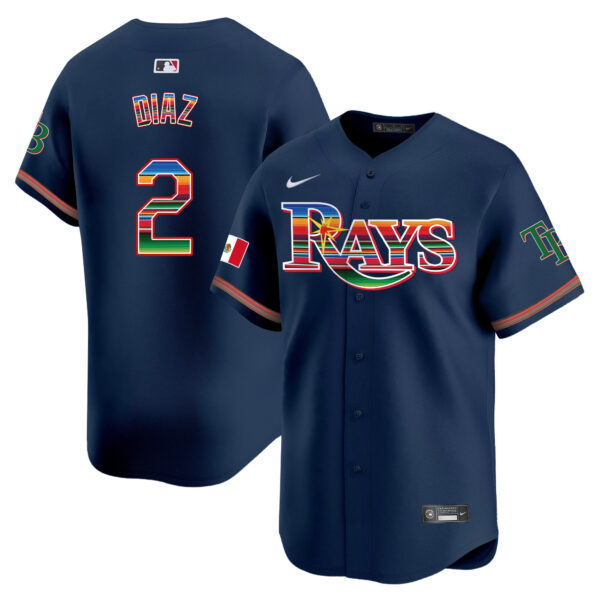 Men's Tampa Bay Rays Mexico Vapor Premier Limited Jersey - All Stitched - Image 33