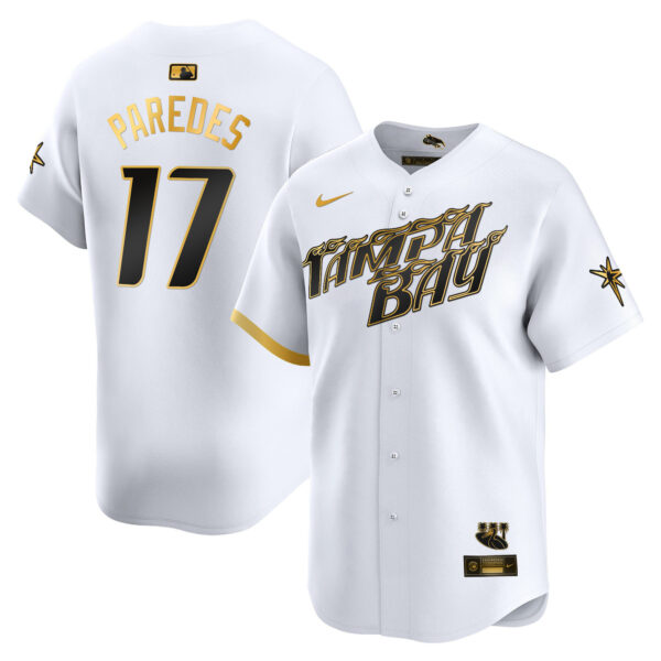 Men's Tampa Bay Rays 2024 City Connect Vapor Premier Limited Jersey - Charcoal - All Stitched - Image 12