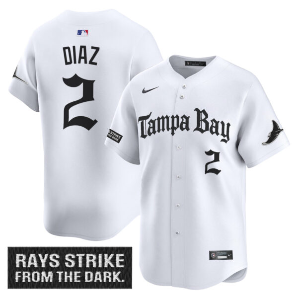 Men's Tampa Bay Rays 'Gothic Deepwater Edition' Vapor Premier Limited Jersey - All Stitched - Image 10