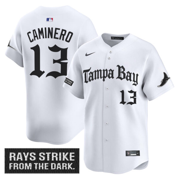 Men's Tampa Bay Rays 'Gothic Deepwater Edition' Vapor Premier Limited Jersey - All Stitched - Image 12