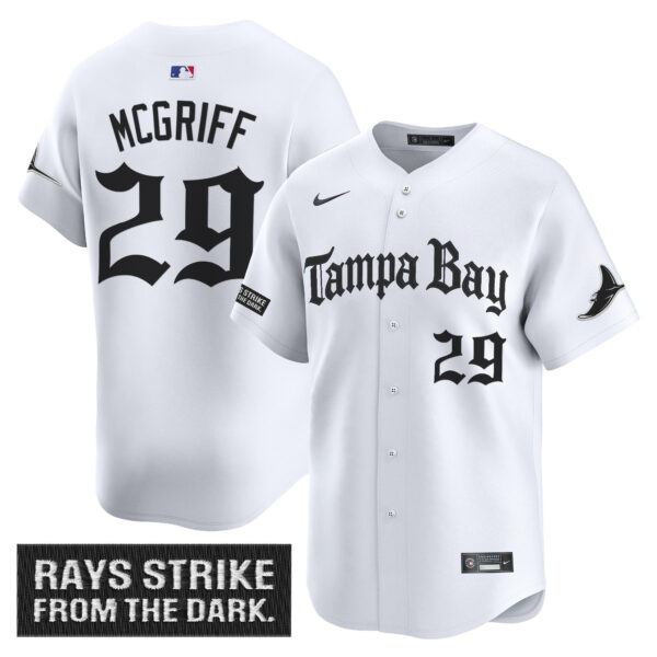 Men's Tampa Bay Rays 'Gothic Deepwater Edition' Vapor Premier Limited Jersey - All Stitched - Image 15