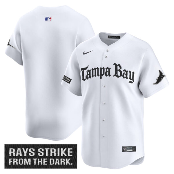 Men's Tampa Bay Rays 'Gothic Deepwater Edition' Vapor Premier Limited Jersey - All Stitched - Image 16